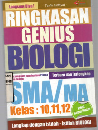 Image of Ringkasan Genius Biologi SMA/MA