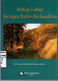 Image of Hidup Luhur Dengan Batin Berkualitas