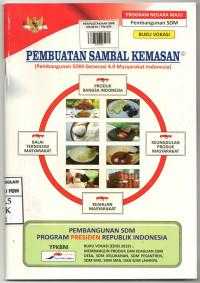 Image of Pembuatan Sambal Kemasan